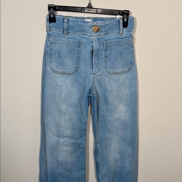 Maeve Colette Crop Wide Leg Jean in Light Wash - 28 - Picture 3 of 6